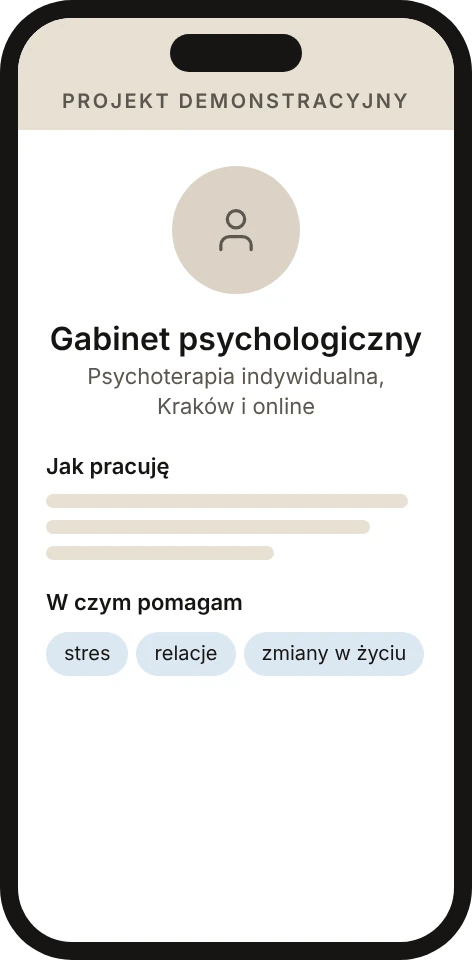 Opis podejścia i specjalizacji terapeuty